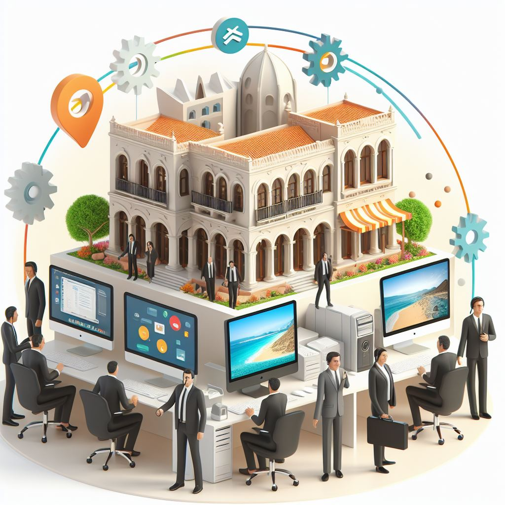 trabaja como agente inmobiliario